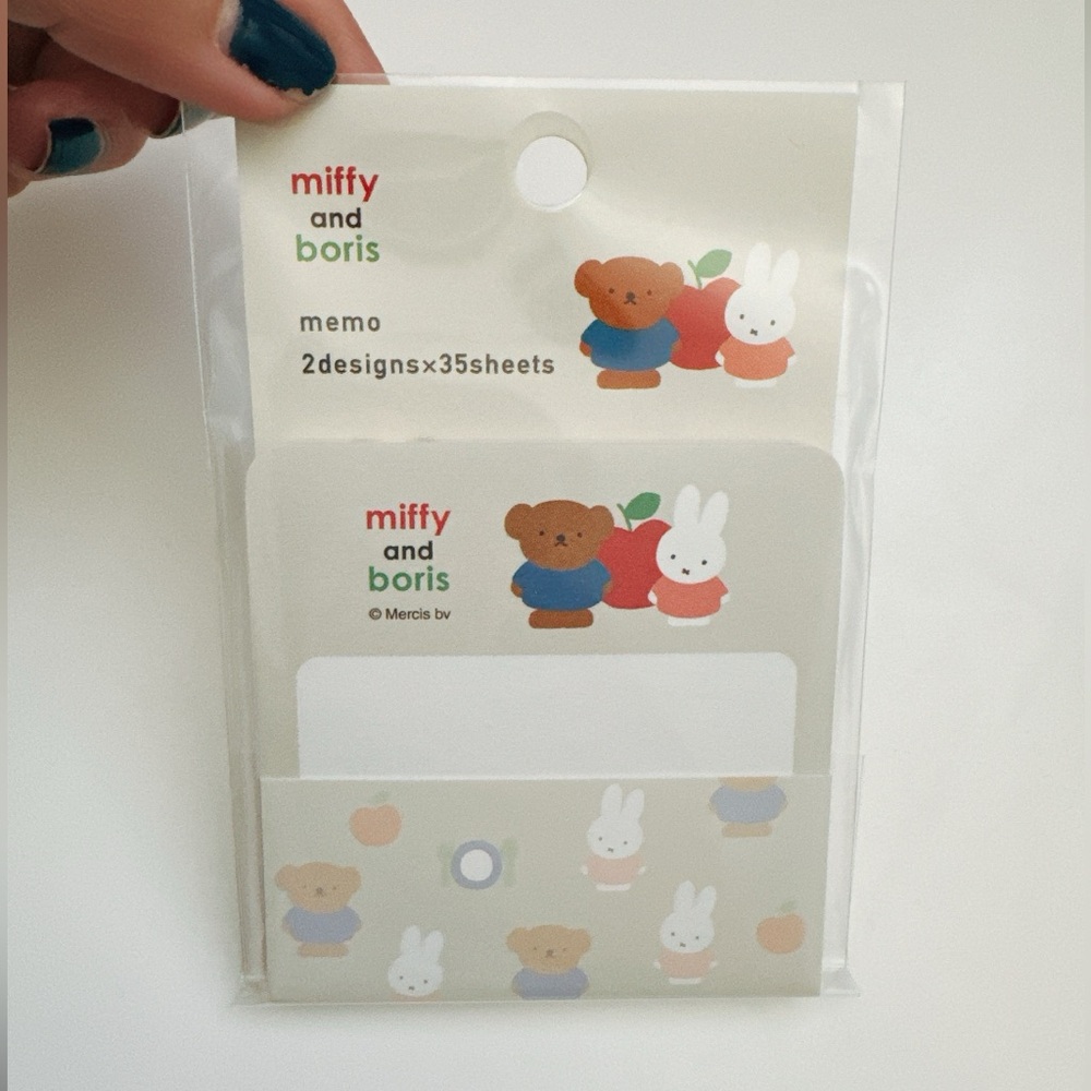 Miffy and Boris sticky notes / memo pad / post-it. Licensed!